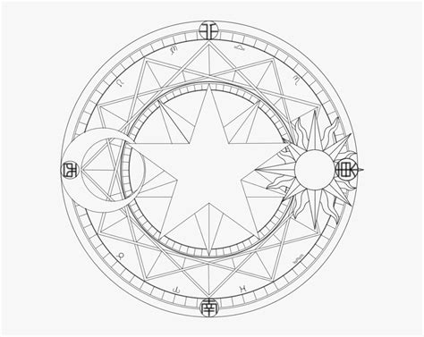 Ccs Sakura S Magic Circle - Sakura Card Captor Magic Circle Png ...