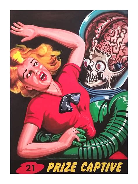 Mars Attacks Mars Attacks Trading Cards Mars Attacks Movie | Etsy