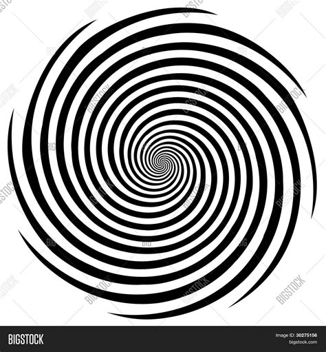 Hypnosis Spiral Design Pattern Vector & Photo | Bigstock