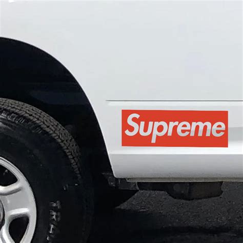 Supreme Logo Decal Sticker – Decalfly