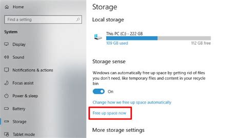 How to Free Up Disk Space on Windows 10 with Storage Sense - Make Tech ...