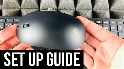 How to Set Up HP Bluetooth Keyboard & Mouse - YouTube