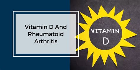 Vitamin D and Rheumatoid Arthritis