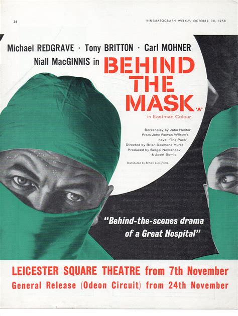 BEHIND THE MASK | Rare Film Posters