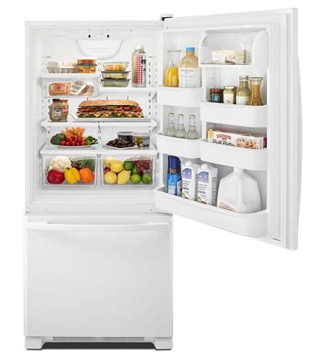 (ABB1924BRW) Amana® 18.5 cu. ft. Bottom-Freezer Refrigerator