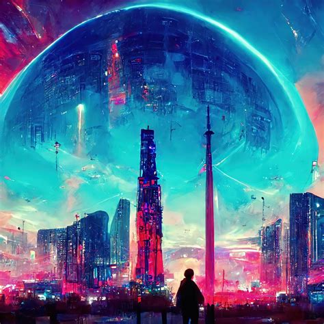 cyberpunk colorful ai art 5k iPad Pro Wallpapers Free Download