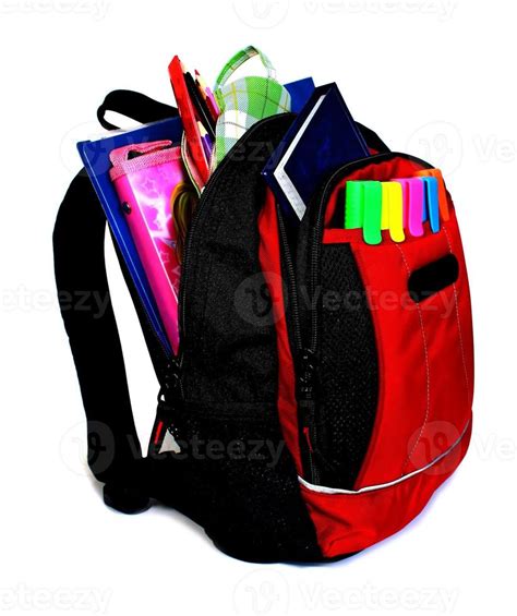 red school backpack 7278655 Stock Photo at Vecteezy