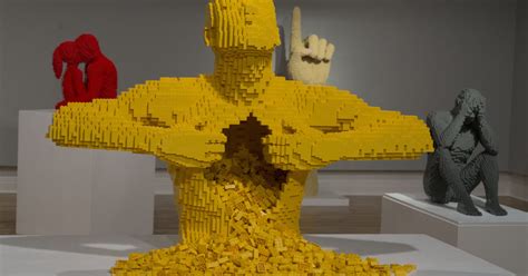 Mystery behind giant Lego bricks around town solved