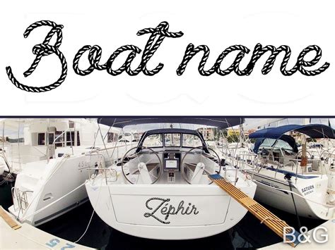 Boat Name Lettering Styles