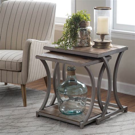 Cold Coffee Desk Tips | Living room end table decor, Table decor living room, Nesting end tables