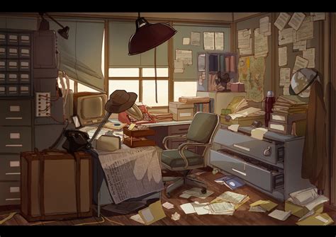 DA02 - Detective Office, Vicki Quek | Perspective room, Design ...