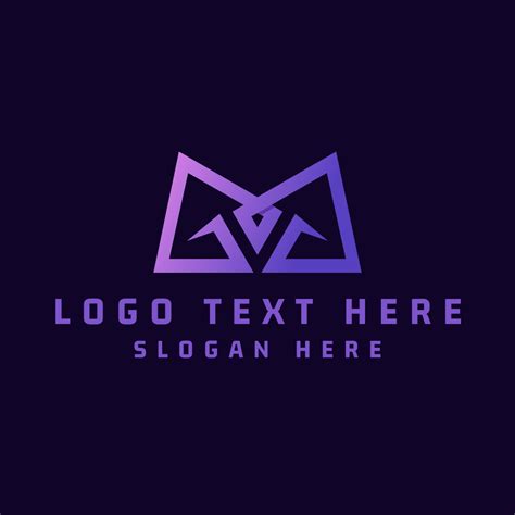 Gradient Gaming Letter M Logo | BrandCrowd Logo Maker