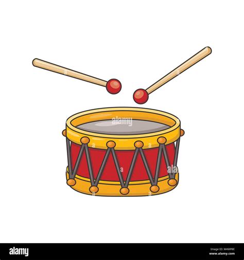 Cartoon drum hi-res stock photography and images - Alamy