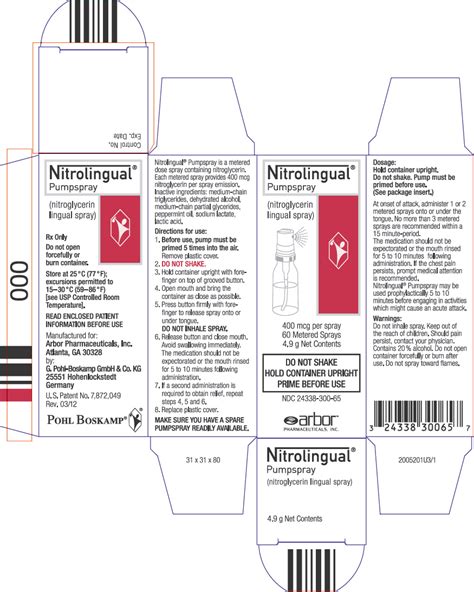 Nitroglycerin (Lingual spray) - wikidoc