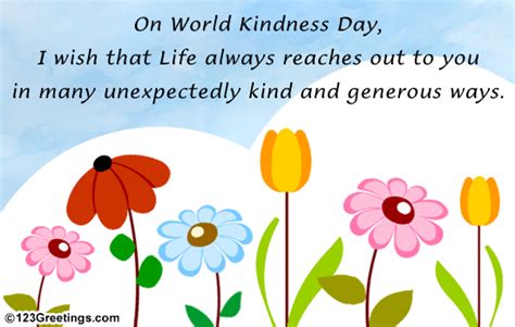 World Kindness Day Thoughts... Free World Kindness Day eCards | 123 ...