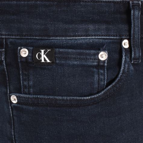 Calvin Klein Jeans Skinny Jeans Dark Wash Blue | Mainline Menswear