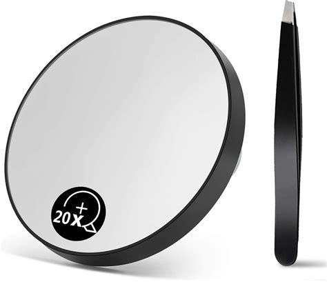 20X Magnifying Mirror, Travel Size Suction Magnifier Mirror for Makeup ...