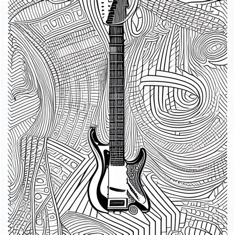 Electric Guitar Graphic · Creative Fabrica