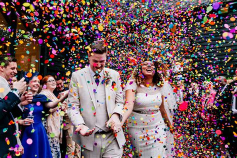 Confetti Goals! - Fun, Quirky, Alternative Kent & London Wedding Photographer