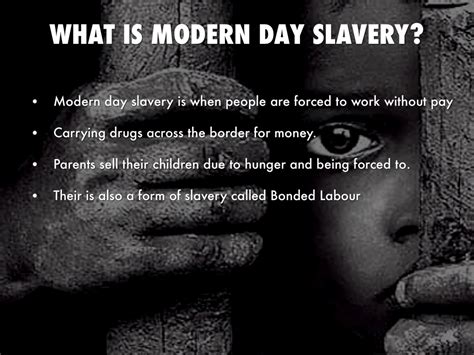 Modern Day Slavery by James Mills