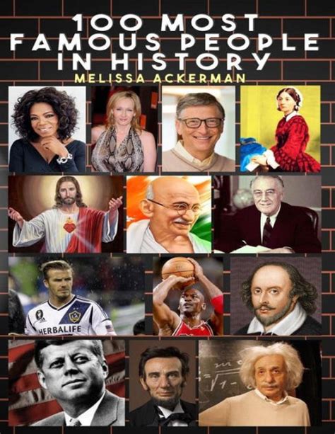 100 Most Famous People in History by Melissa Ackerman, Paperback | Barnes & Noble®