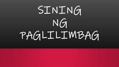 ARTS 5 - Iba't Ibang Uri ng Paglilimbag - YouTube