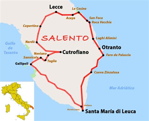 Mapa-Salento – Rutas Pangea