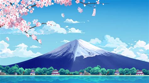 Mount Fuji Anime Wallpapers - Top Free Mount Fuji Anime Backgrounds ...