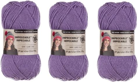 Loops & Threads Impeccable Yarn 4.5 oz Lavender (3-Pack) : Amazon.ae: Arts & Crafts