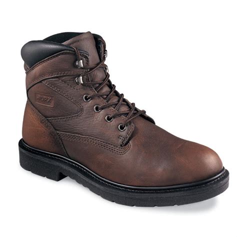 Men's WORX® by Red Wing® Shoes 6515 6" Work Boots, Brown - 102342, Work Boots at Sportsman's Guide