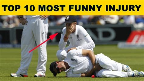 क्रिकेट मैच के दौरान बॉल से लगी चोटTOP 10 FUNNY INJURIES IN CRICKET HISTORY || PINFACT - YouTube