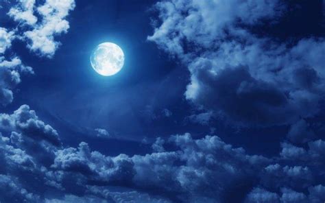 moon, Clouds, Sky, Moonlight Wallpapers HD / Desktop and Mobile Backgrounds