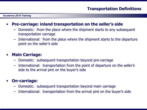 PPT - Incoterms 2010 PowerPoint Presentation, free download - ID:1203600