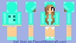 Slime Girl Minecraft Skin