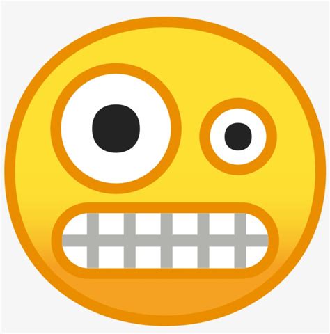 Download Svg Download Png - Crazy Face Emoji Android Transparent PNG ...