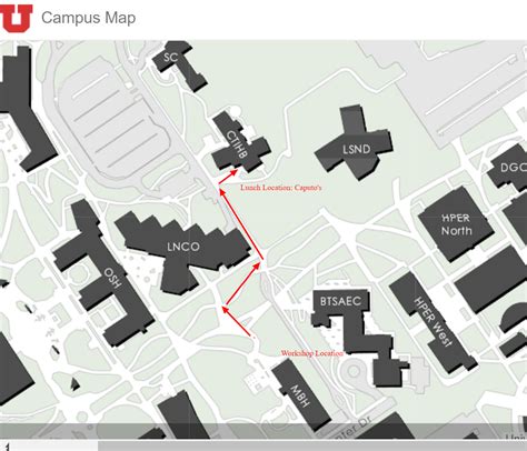 Map Of University Of Utah - Maping Resources