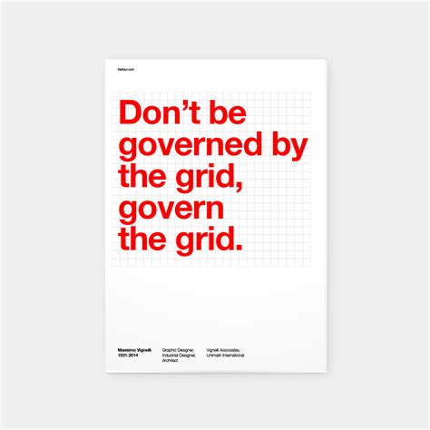 Massimo Vignelli Poster Series :: Behance