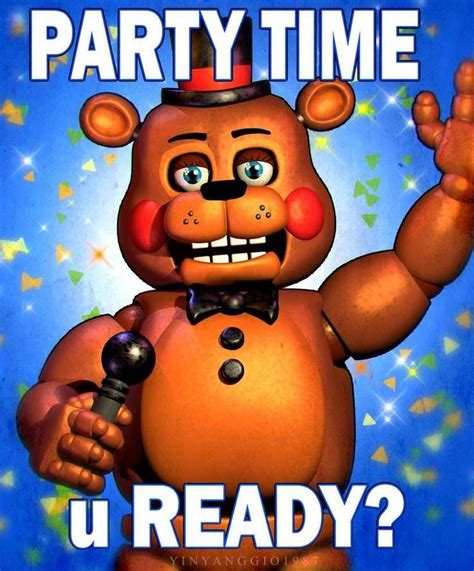 Party time u ready de toy freddy | Fnaf dibujos, Calcomanías ...