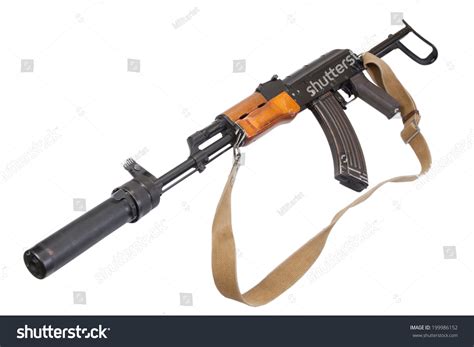 Kalashnikov Ak47 Silencer Isolated On White Stock Photo 199986152 | Shutterstock