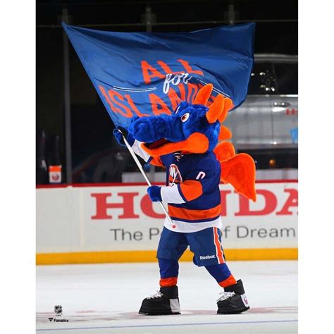 Sparky The Dragon New York Islanders Fanatics Authentic Unsigned Waving ...