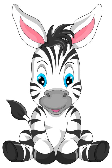 Cute Zebra Cartoon PNG Clipart Image | Gallery Yopriceville - High ...