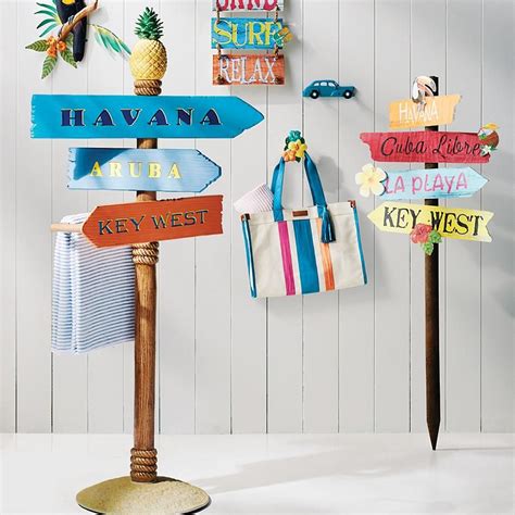 diy directional beach signs - Alverta Paradis