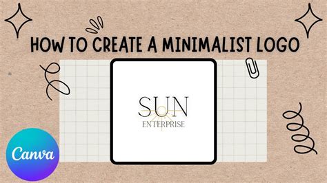 How to Create an Attractive and Minimalist Logo | Canva Tutorial | #11 ...