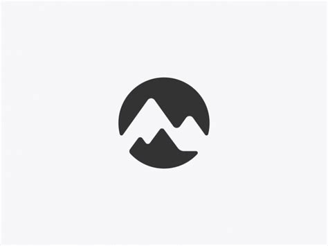 Mountain Range Logo Design by Dalius Stuoka on Inspirationde