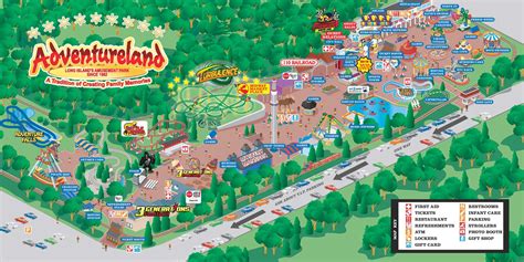 Adventureland Park Map - Adventureland Amusement Park Long Island New York