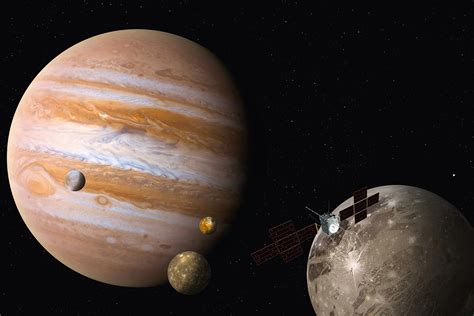 How the JUICE mission will explore Jupiter and its icy moons - BBC Sky ...