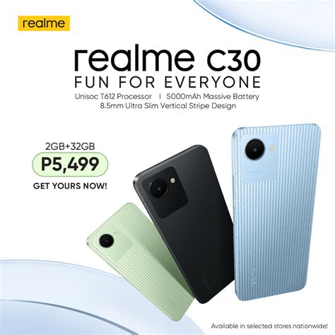 realme C30 w/ Unisoc T612 priced in the Philippines » YugaTech | Philippines Tech News & Reviews