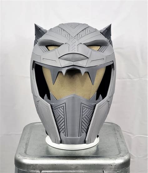 Black Panther Ranger Helmet - Etsy