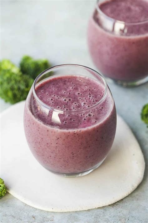 Blueberry Broccoli Smoothie - Nourish Plate