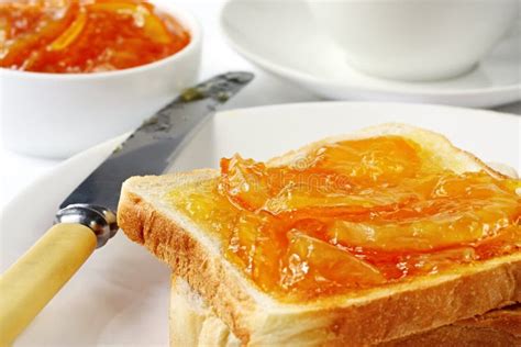 Toast and Marmalade stock photo. Image of traditionally - 5762676